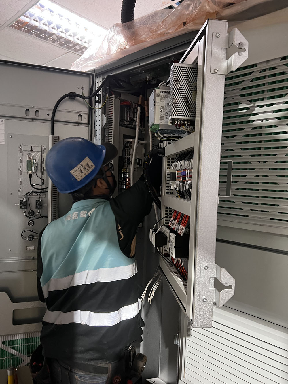 嘉義焚化爐電機工程 配管拉線 配線